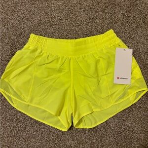 Lululemon hotty hot low rise shorts